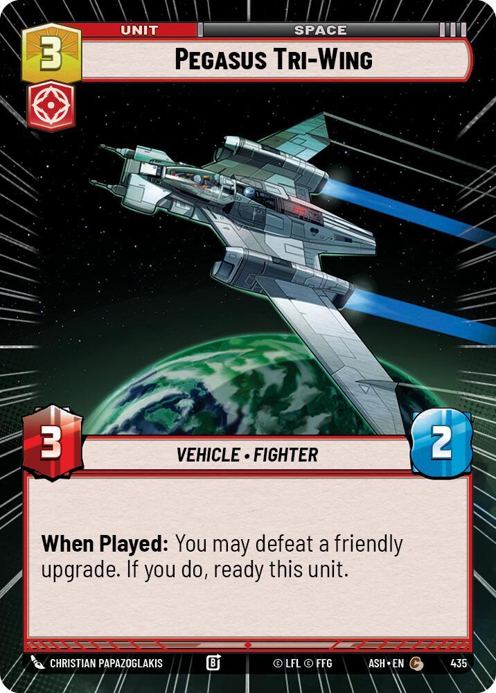 Pegasus Tri-Wing (Hyperspace) (435) [Ashes of the Empire]