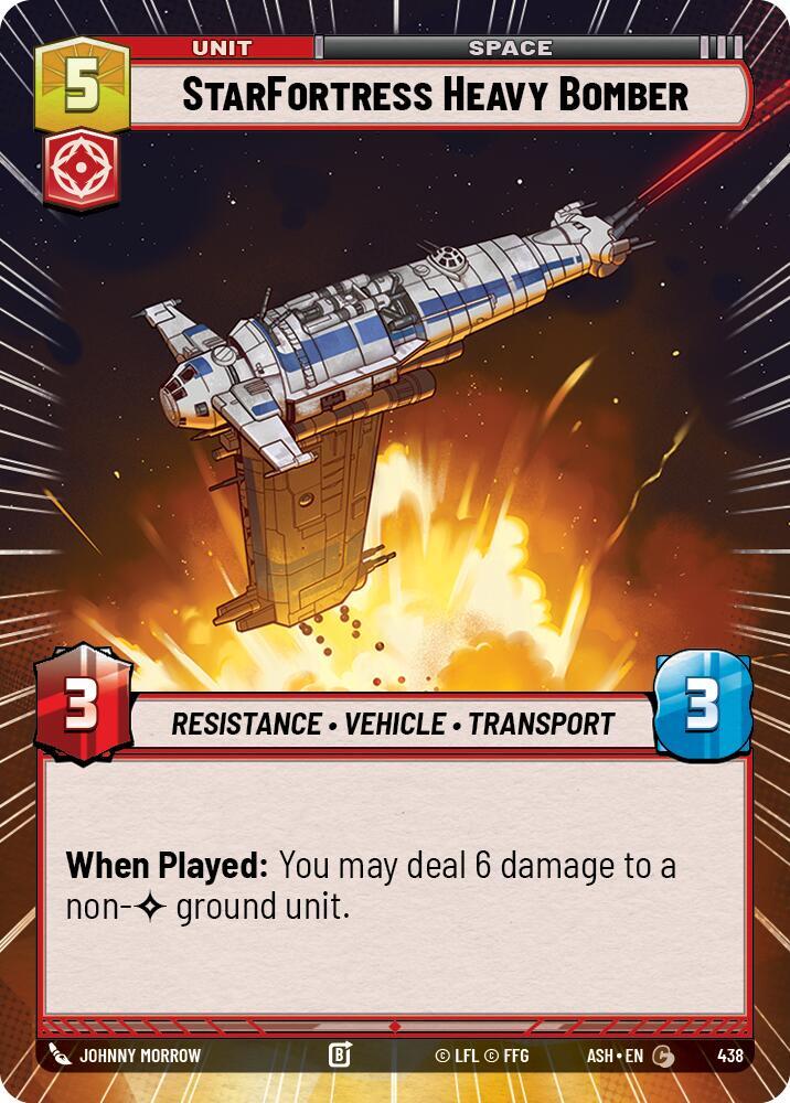StarFortress Heavy Bomber (Hyperspace) (438) [Ashes of the Empire]