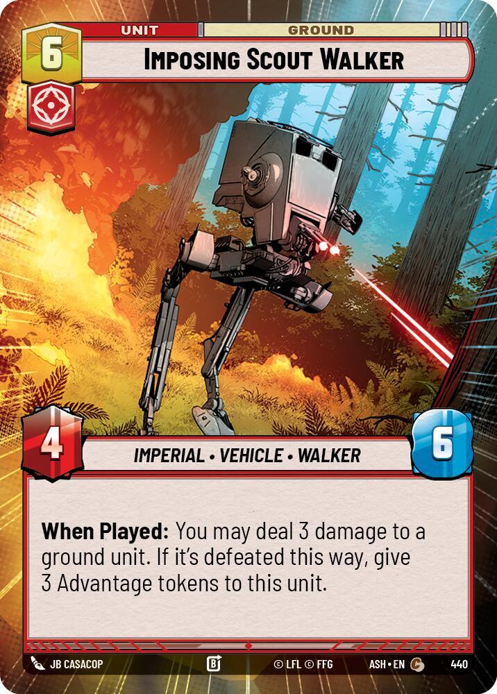 Imposing Scout Walker (Hyperspace) (440) [Ashes of the Empire]