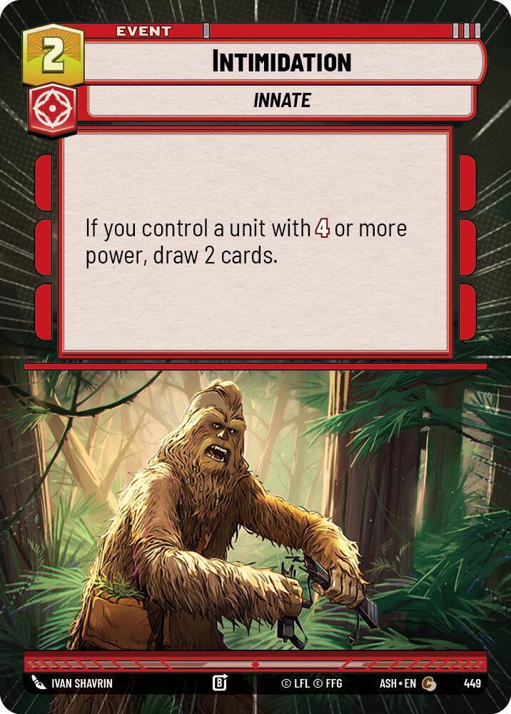 Intimidation (Hyperspace) (449) [Ashes of the Empire]