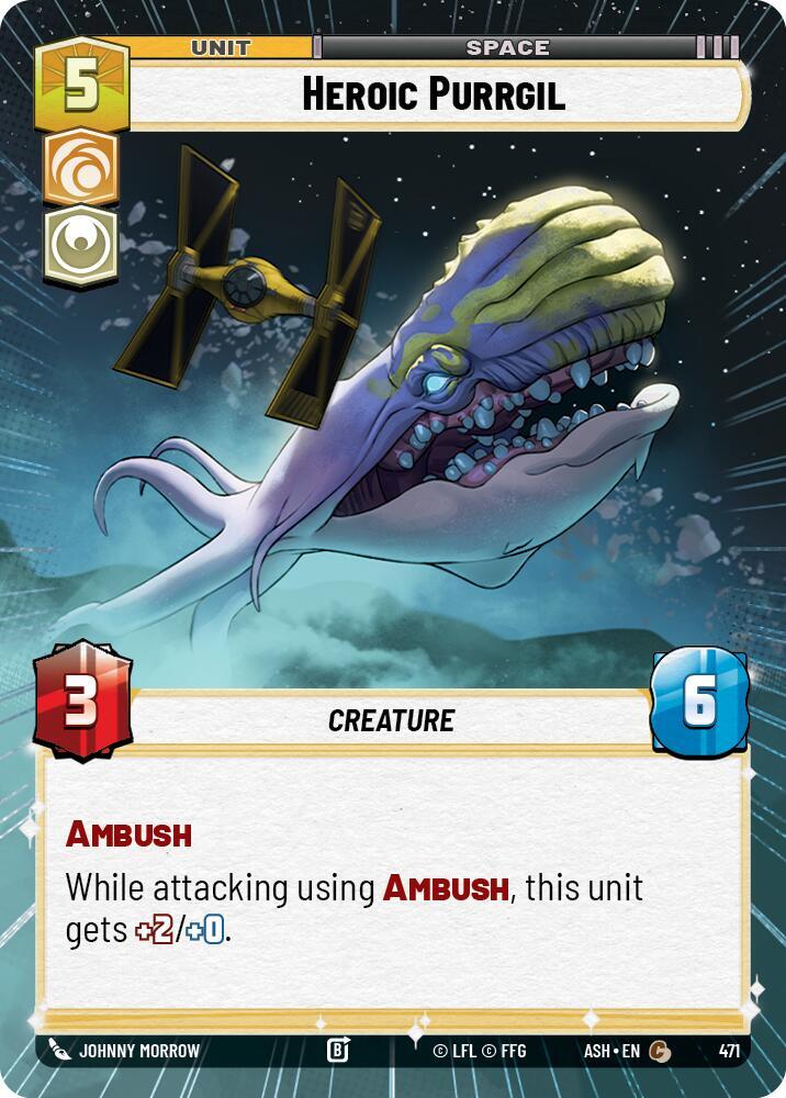 Heroic Purrgil (Hyperspace) (471) [Ashes of the Empire]