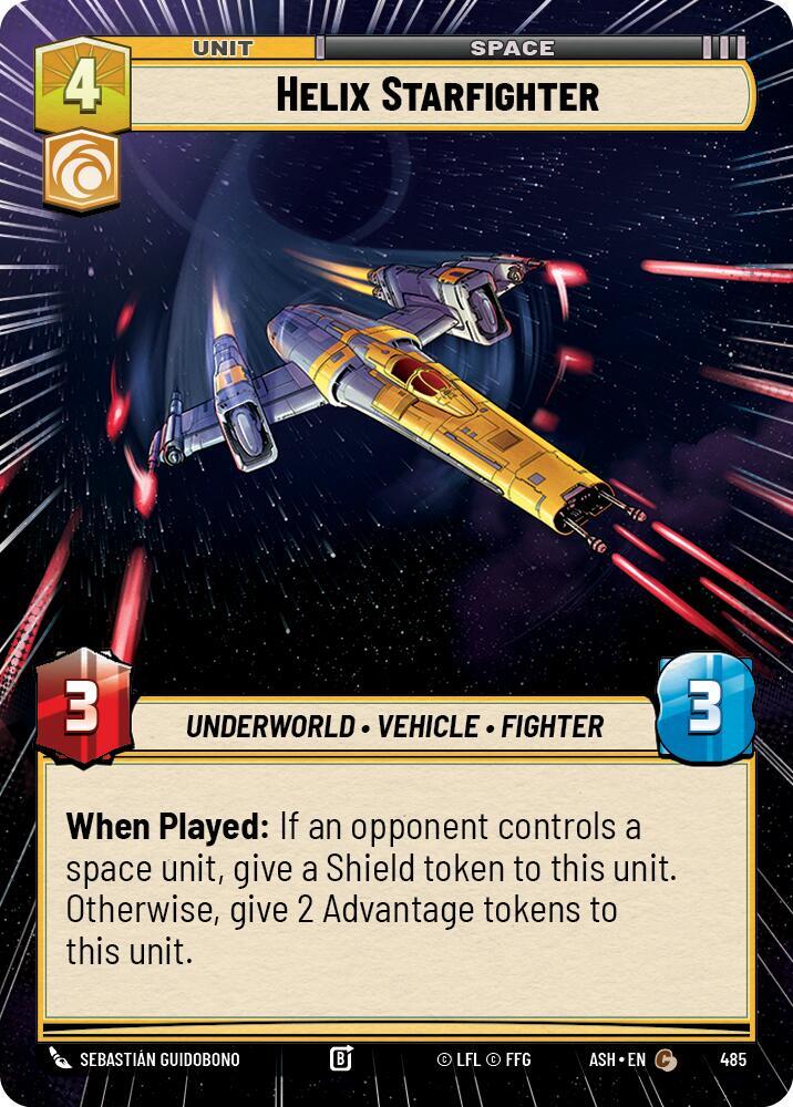 Helix Starfighter (Hyperspace) (485) [Ashes of the Empire]