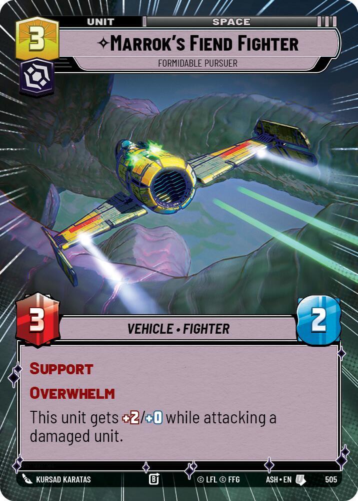 Marrok's Fiend Fighter - Formidable Pursuer (Hyperspace) (505) [Ashes of the Empire]