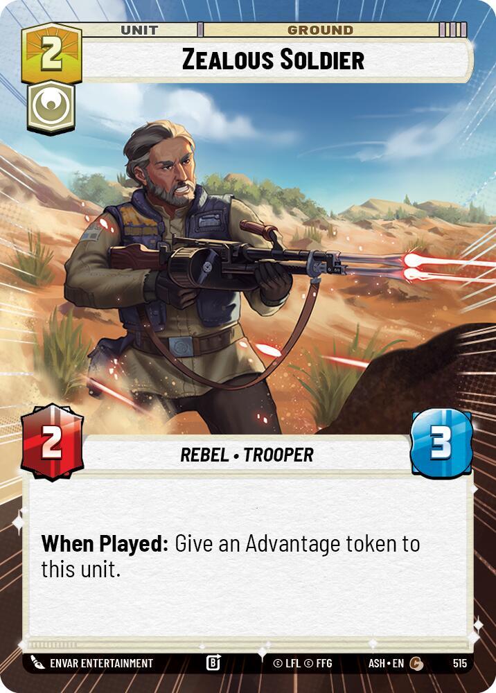 Zealous Soldier (Hyperspace) (515) [Ashes of the Empire]