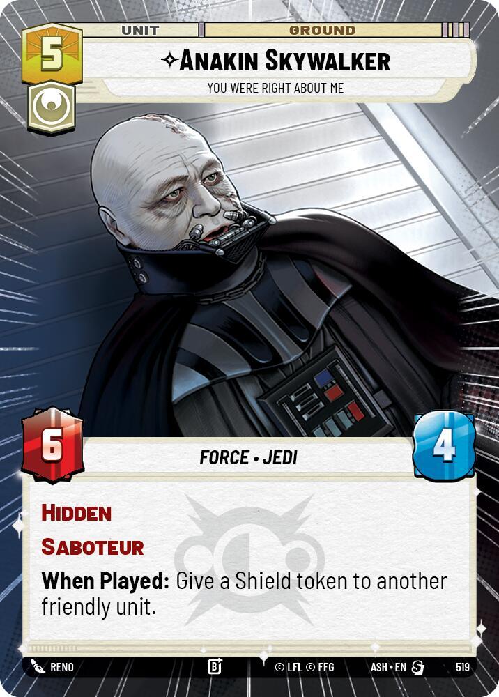 Anakin Skywalker - You Were Right About Me (Hyperspace) (519) [Ashes of the Empire]