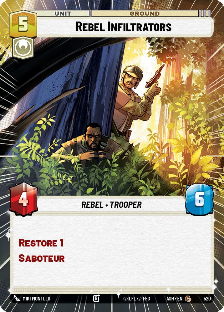 Rebel Infiltrators (Hyperspace) (520) [Ashes of the Empire]