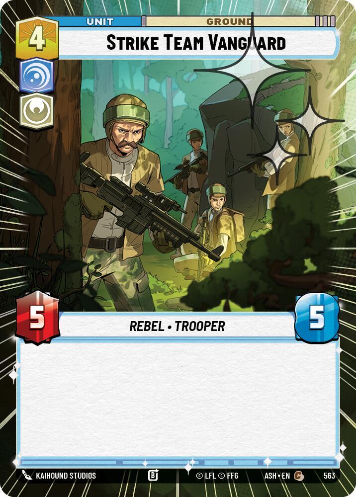 Strike Team Vanguard (Hyperspace Foil) (563) [Ashes of the Empire]