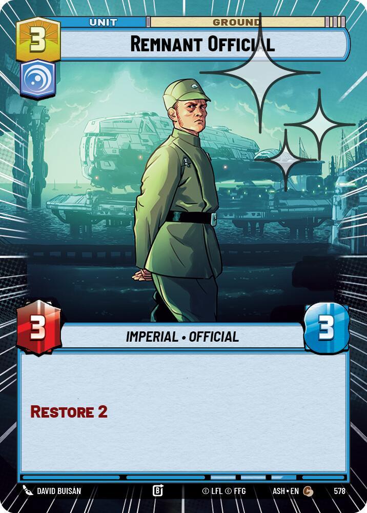 Remnant Official (Hyperspace Foil) (578) [Ashes of the Empire]