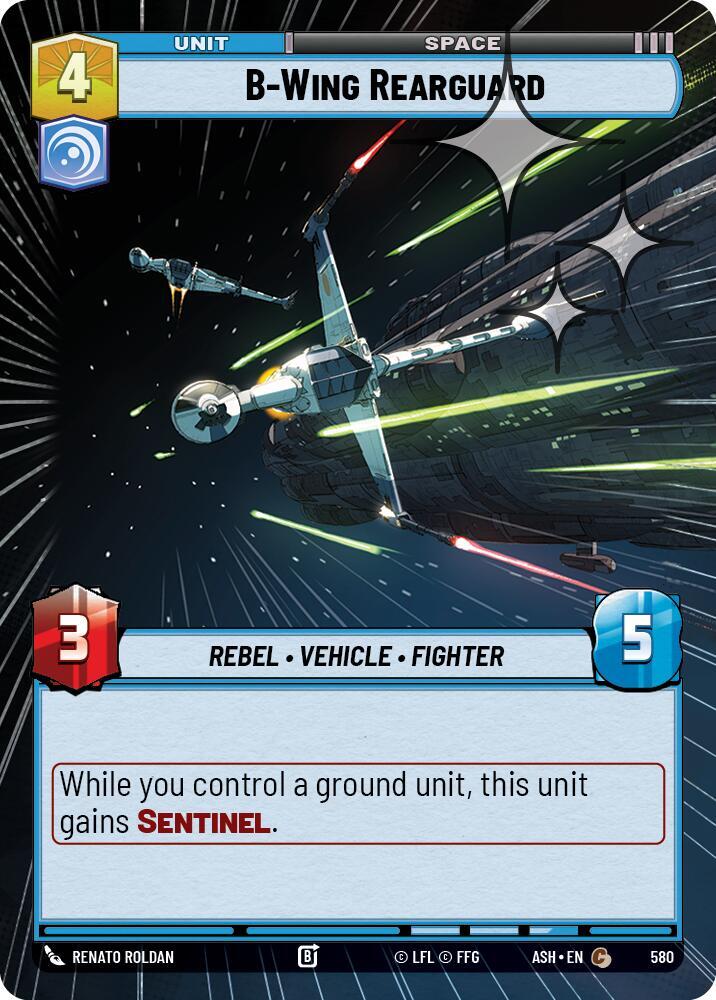 B-Wing Rearguard (Hyperspace Foil) (580) [Ashes of the Empire]