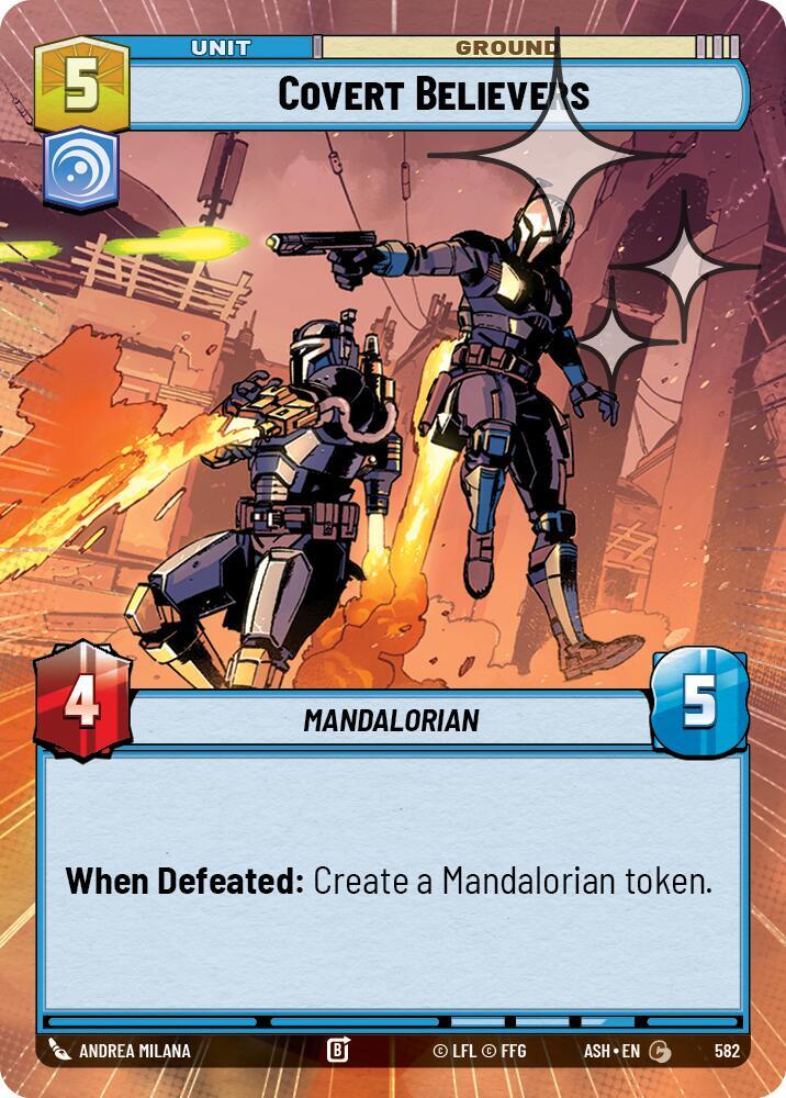 Covert Believers (Hyperspace Foil) (582) [Ashes of the Empire]