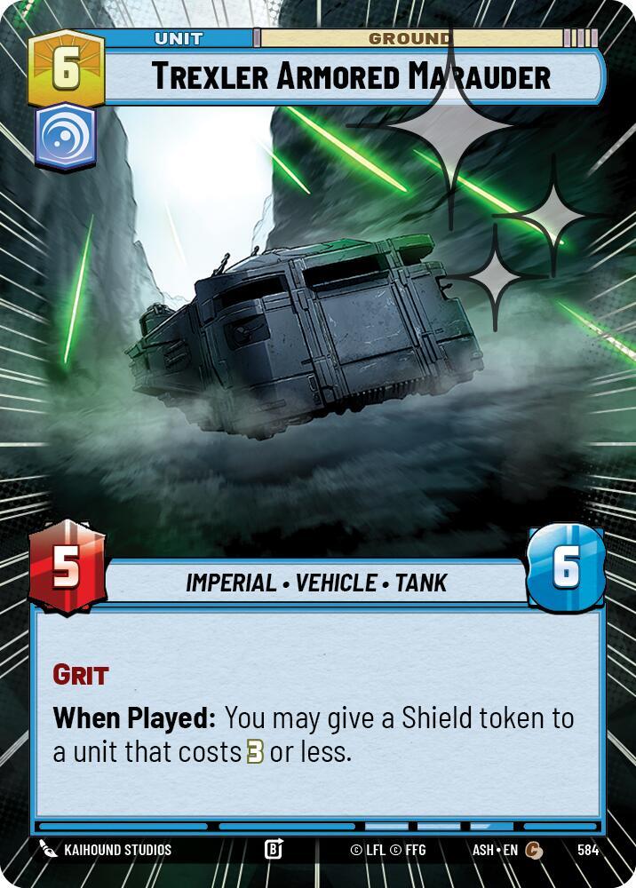 Trexler Armored Marauder (Hyperspace Foil) (584) [Ashes of the Empire]