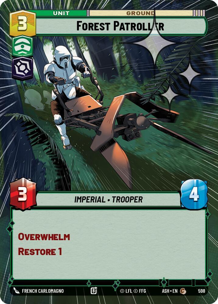 Forest Patroller (Hyperspace Foil) (598) [Ashes of the Empire]