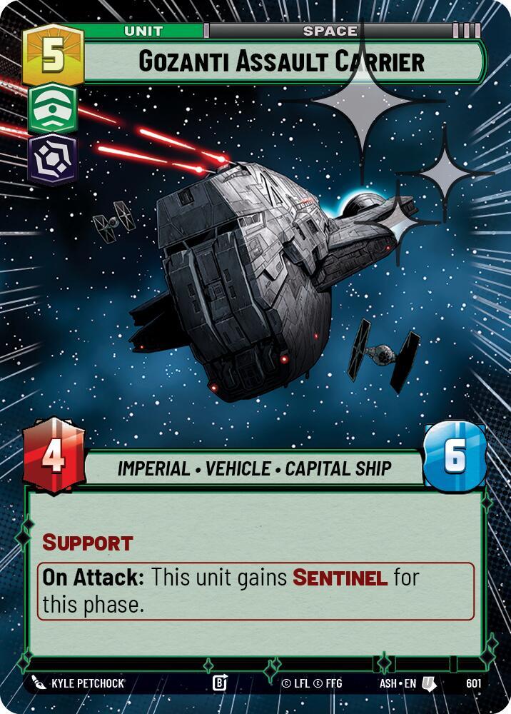 Gozanti Assault Carrier (Hyperspace Foil) (601) [Ashes of the Empire]