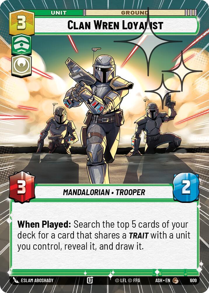 Clan Wren Loyalist (Hyperspace Foil) (609) [Ashes of the Empire]