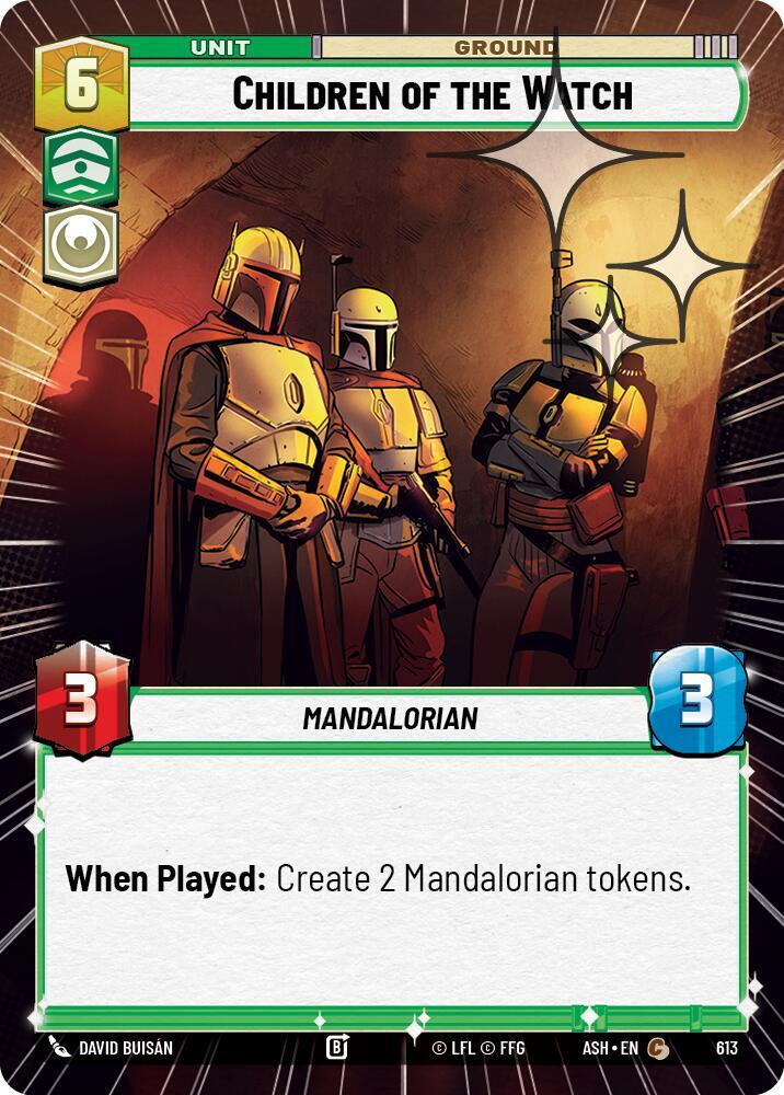 Children of the Watch (Hyperspace Foil) (613) [Ashes of the Empire]