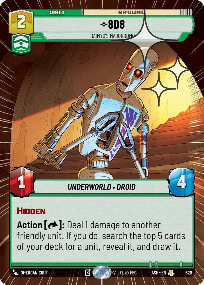 8D8 - Daimyo's Majordomo (Hyperspace Foil) (620) [Ashes of the Empire]