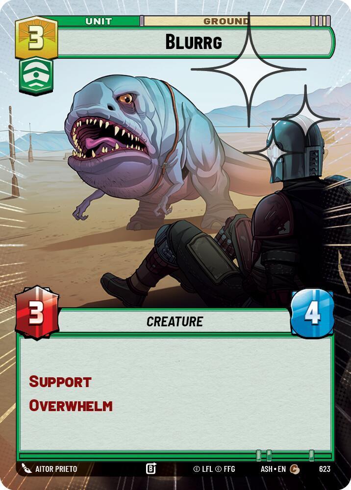Blurrg (Hyperspace Foil) (623) [Ashes of the Empire]
