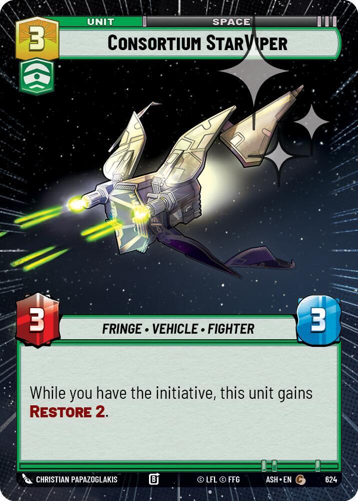 Consortium StarViper (Hyperspace Foil) (624) [Ashes of the Empire]