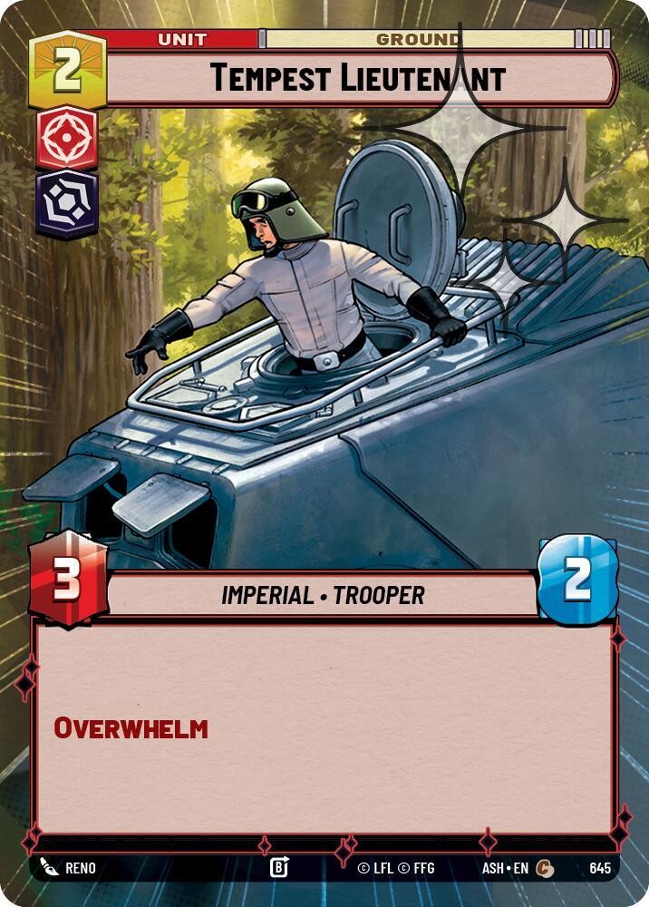 Tempest Lieutenant (Hyperspace Foil) (645) [Ashes of the Empire]