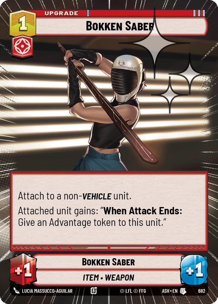 Bokken Saber (Hyperspace Foil) (682) [Ashes of the Empire]