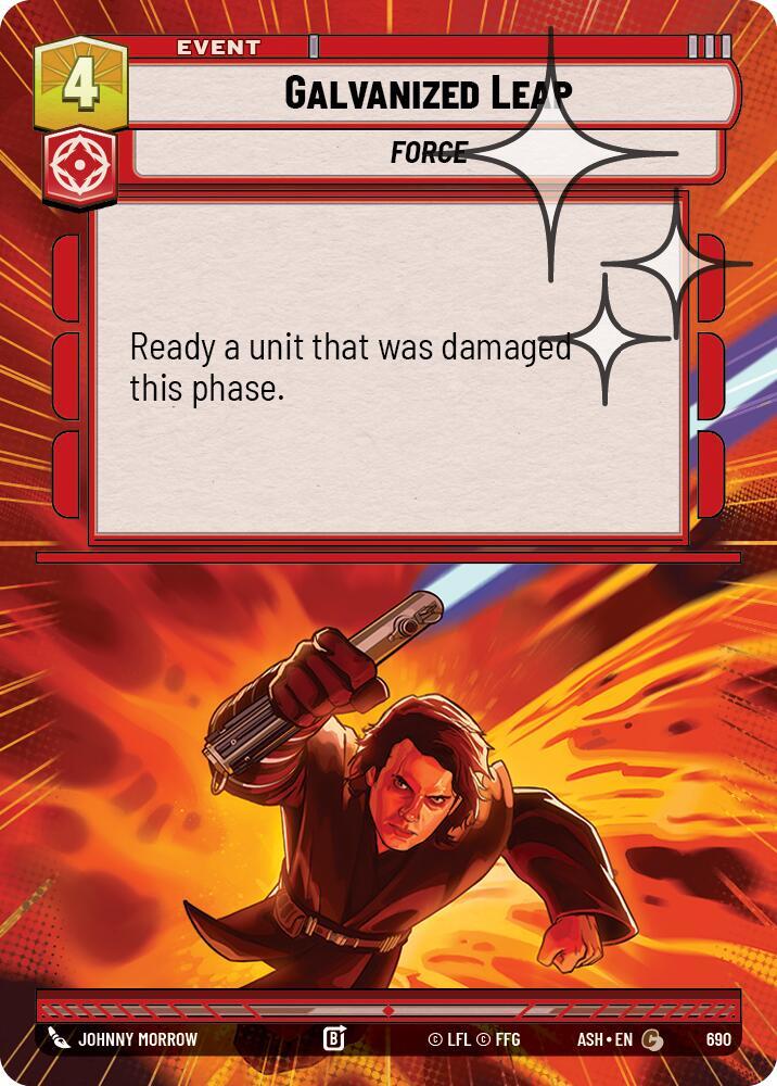 Galvanized Leap (Hyperspace Foil) (690) [Ashes of the Empire]