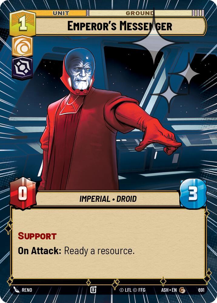 Emperor's Messenger (Hyperspace Foil) (691) [Ashes of the Empire]