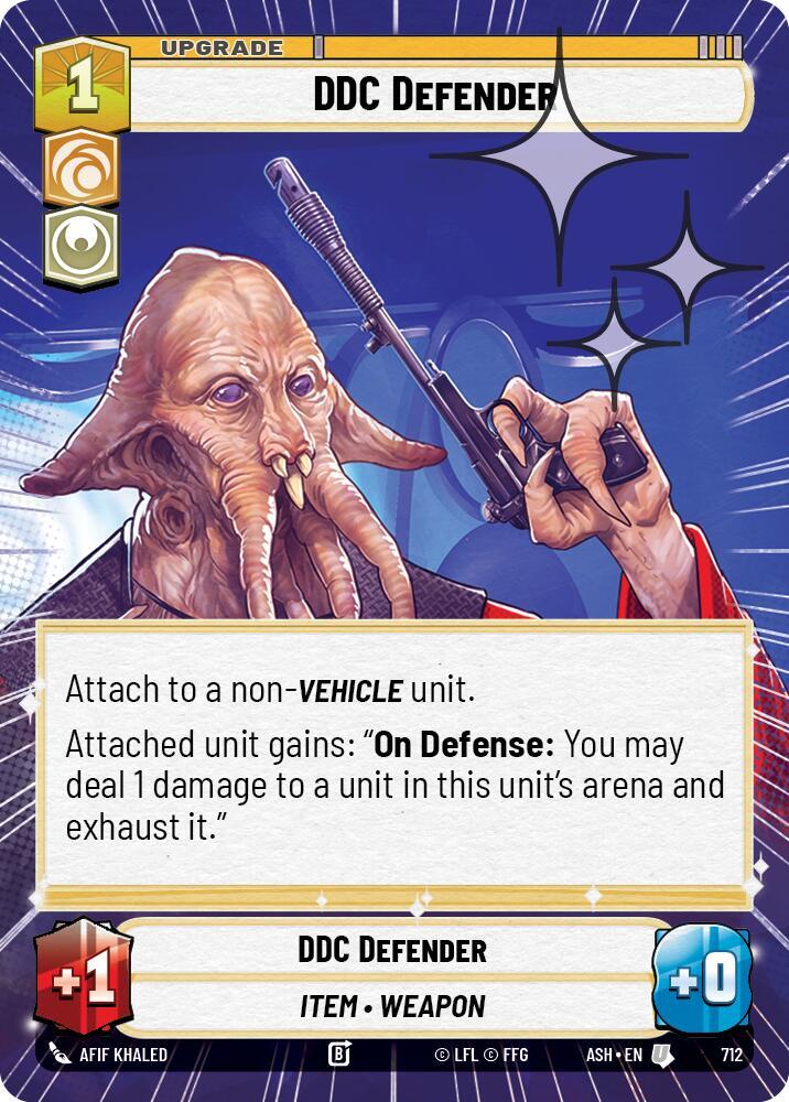 DDC Defender (Hyperspace Foil) (712) [Ashes of the Empire]