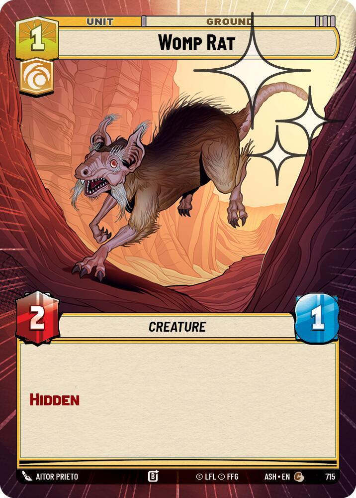 Womp Rat (Hyperspace Foil) (715) [Ashes of the Empire]
