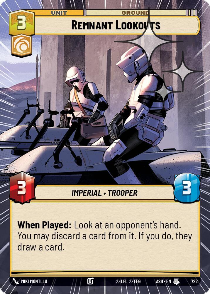 Remnant Lookouts (Hyperspace Foil) (722) [Ashes of the Empire]