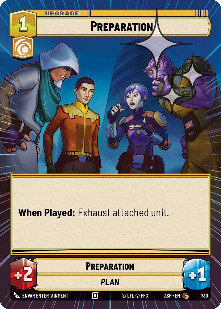 Preparation (Hyperspace Foil) (730) [Ashes of the Empire]