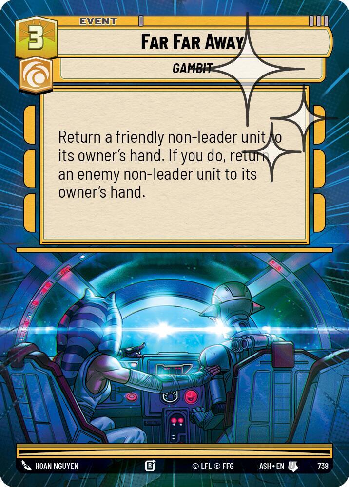 Far Far Away (Hyperspace Foil) (738) [Ashes of the Empire]