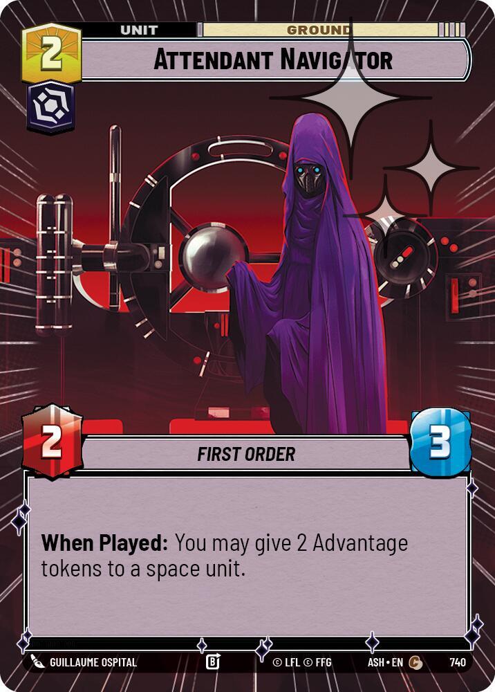 Attendant Navigator (Hyperspace Foil) (740) [Ashes of the Empire]