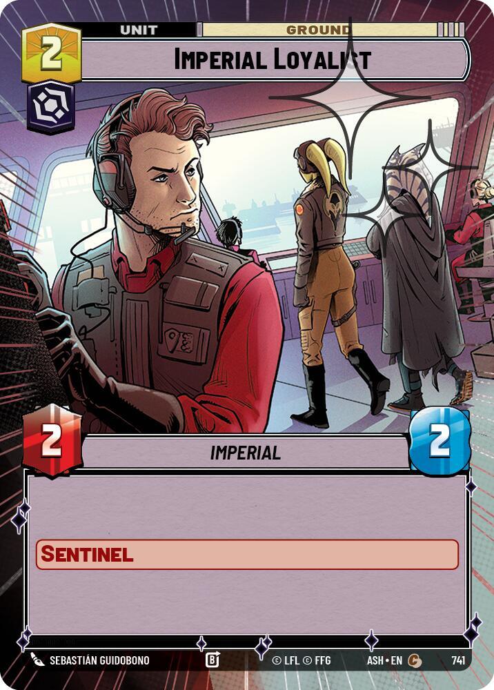 Imperial Loyalist (Hyperspace Foil) (741) [Ashes of the Empire]