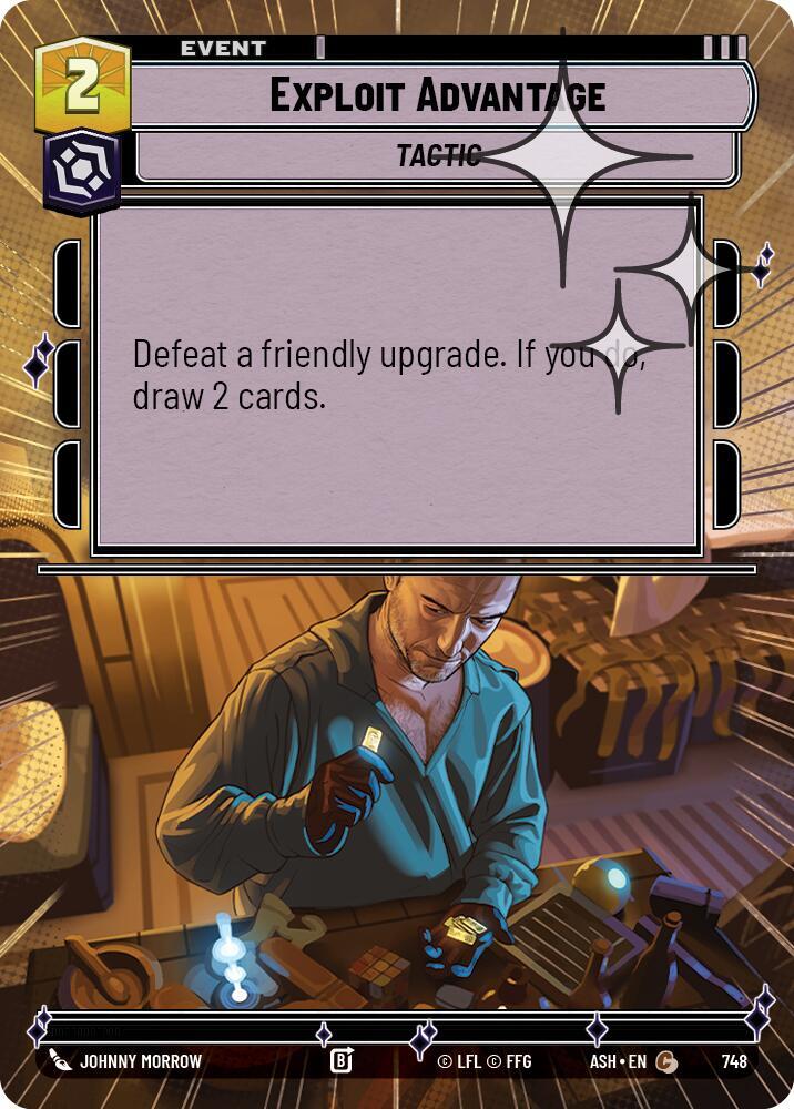 Exploit Advantage (Hyperspace Foil) (748) [Ashes of the Empire]