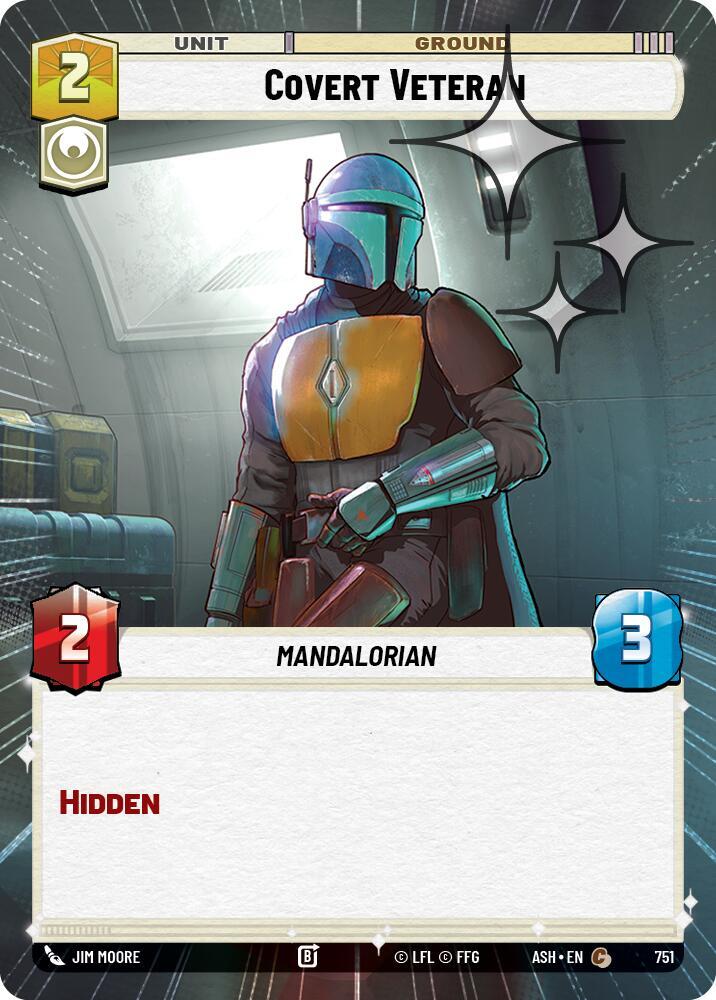 Covert Veteran (Hyperspace Foil) (751) [Ashes of the Empire]