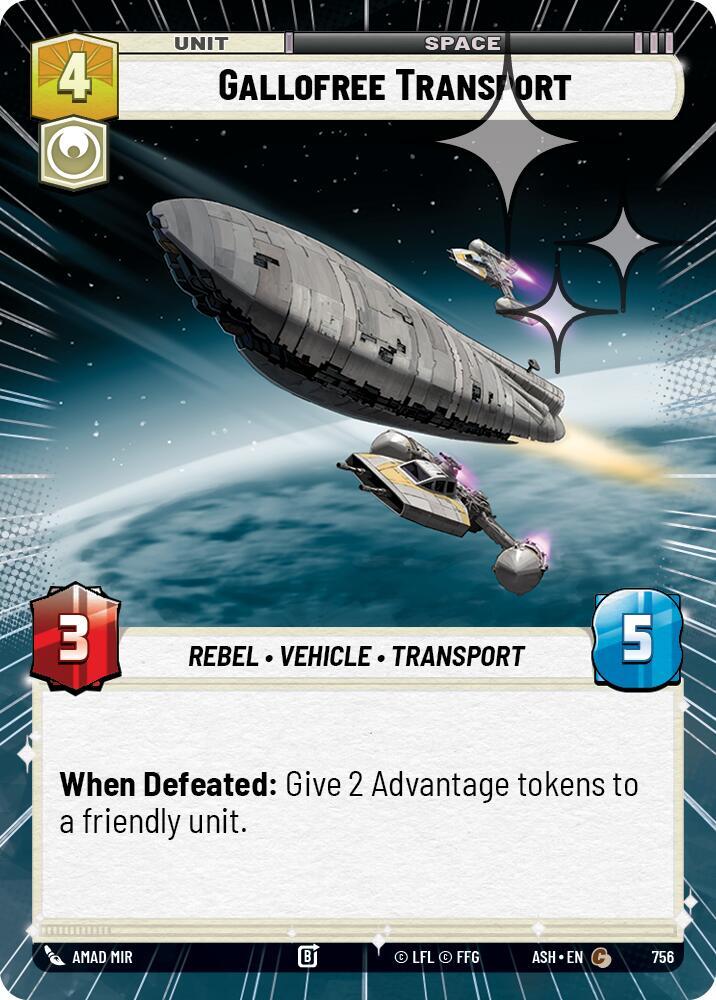 Gallofree Transport (Hyperspace Foil) (756) [Ashes of the Empire]