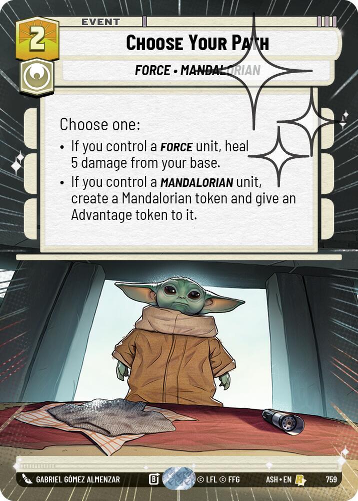 Choose Your Path (Hyperspace Foil) (759) [Ashes of the Empire]