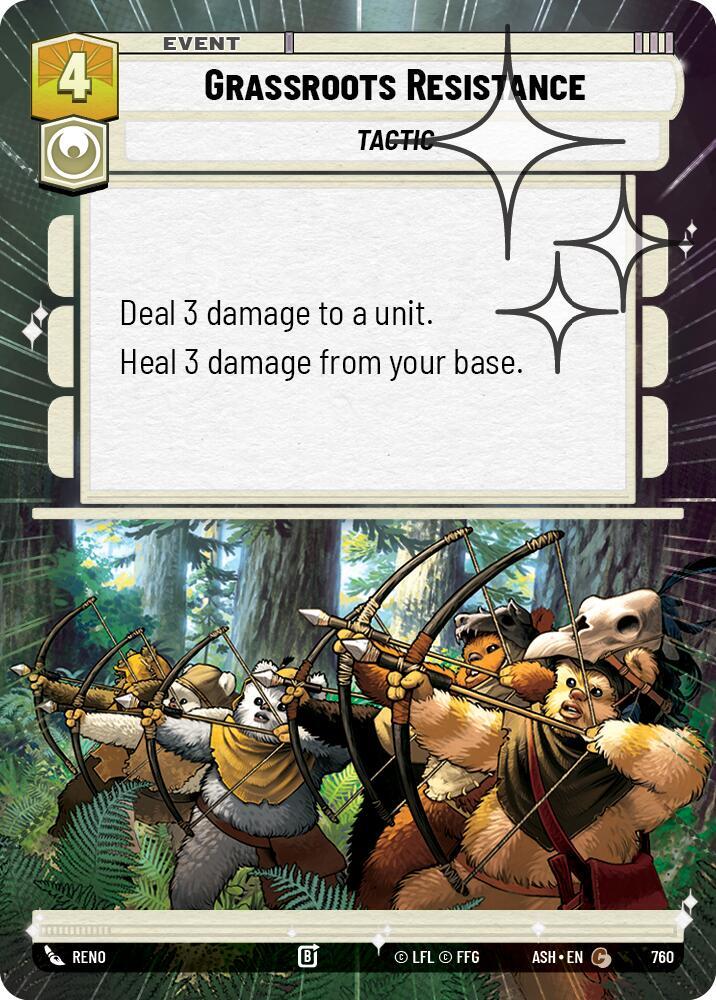 Grassroots Resistance (Hyperspace Foil) (760) [Ashes of the Empire]