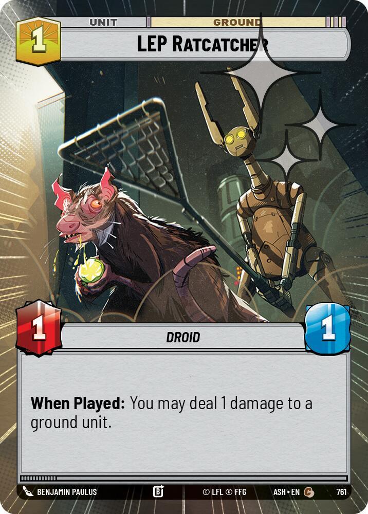 LEP Ratcatcher (Hyperspace Foil) (761) [Ashes of the Empire]