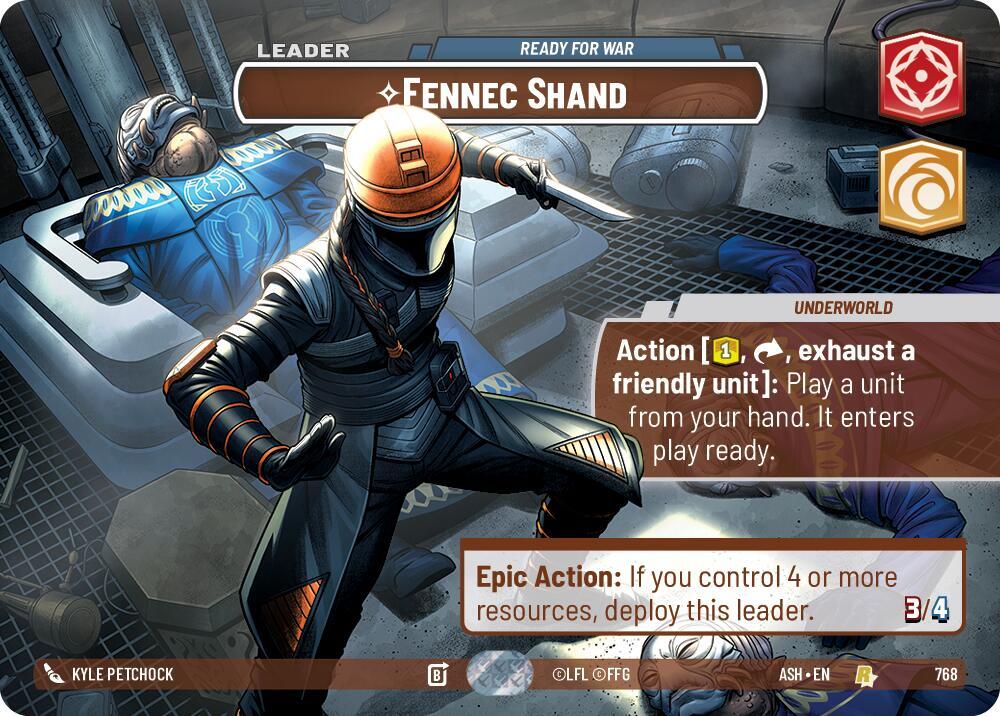 Fennec Shand - Ready for War (Showcase) (768) [Ashes of the Empire]