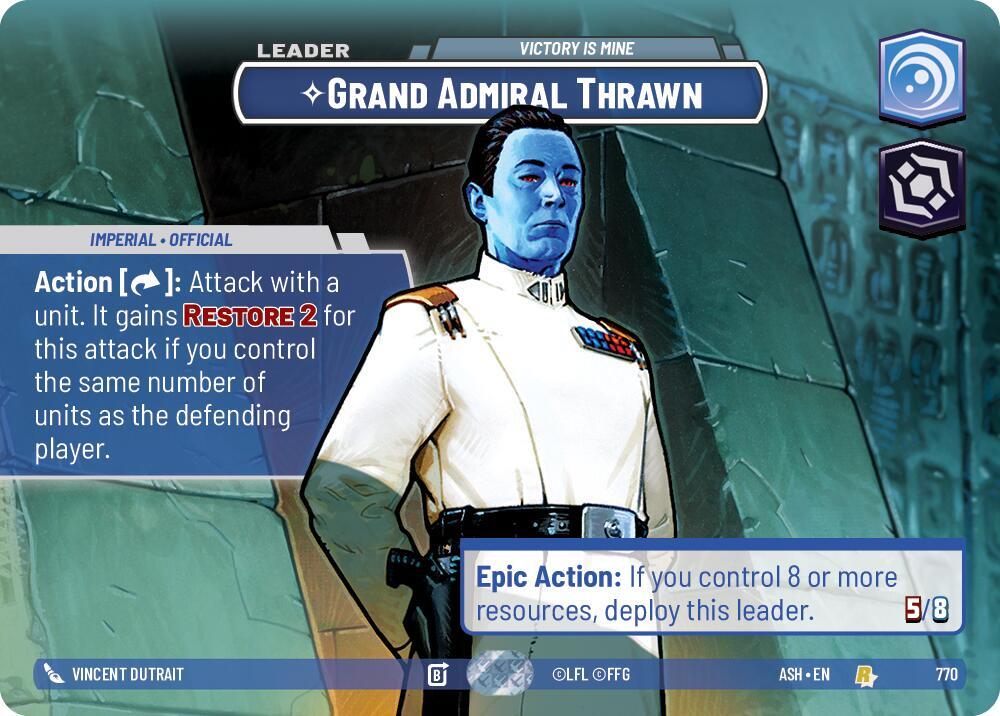 Grand Admiral Thrawn - Victory is Mine (Showcase) (770) [Ashes of the Empire]