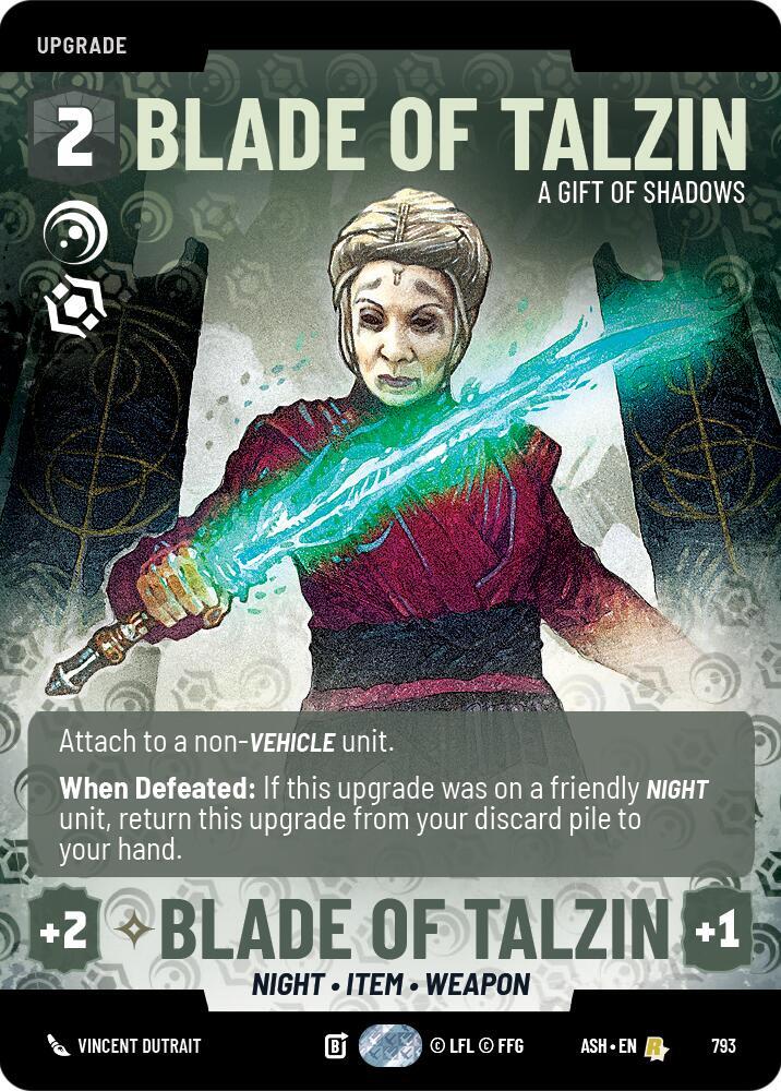 Blade of Talzin - A Gift of Shadows (Prestige) (793) [Ashes of the Empire]