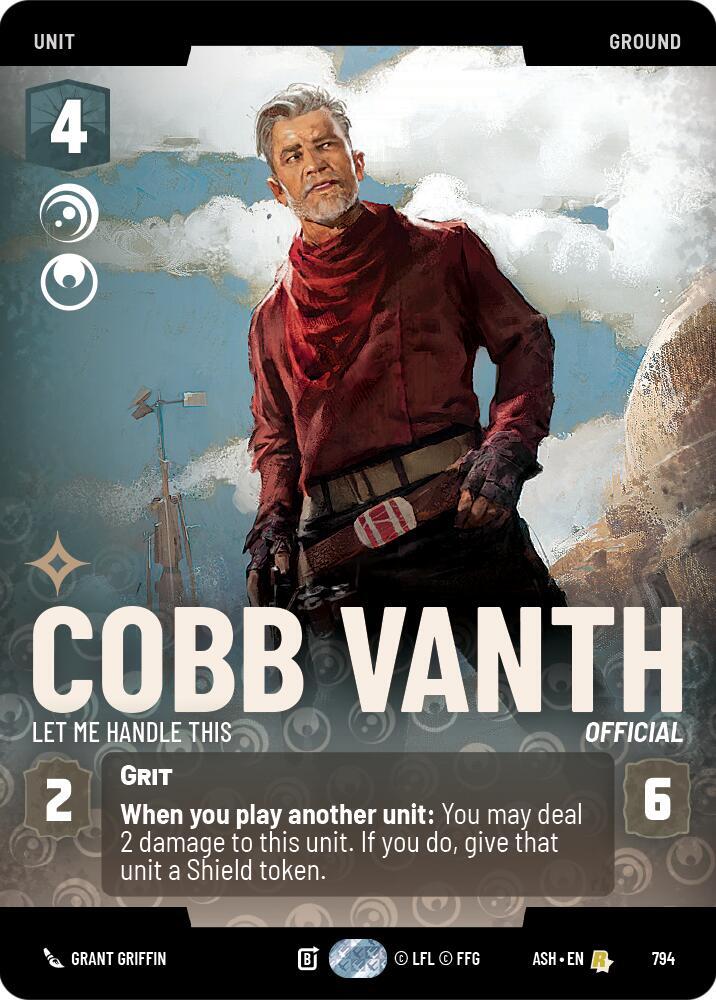 Cobb Vanth - Let Me Handle This (Prestige) (794) [Ashes of the Empire]