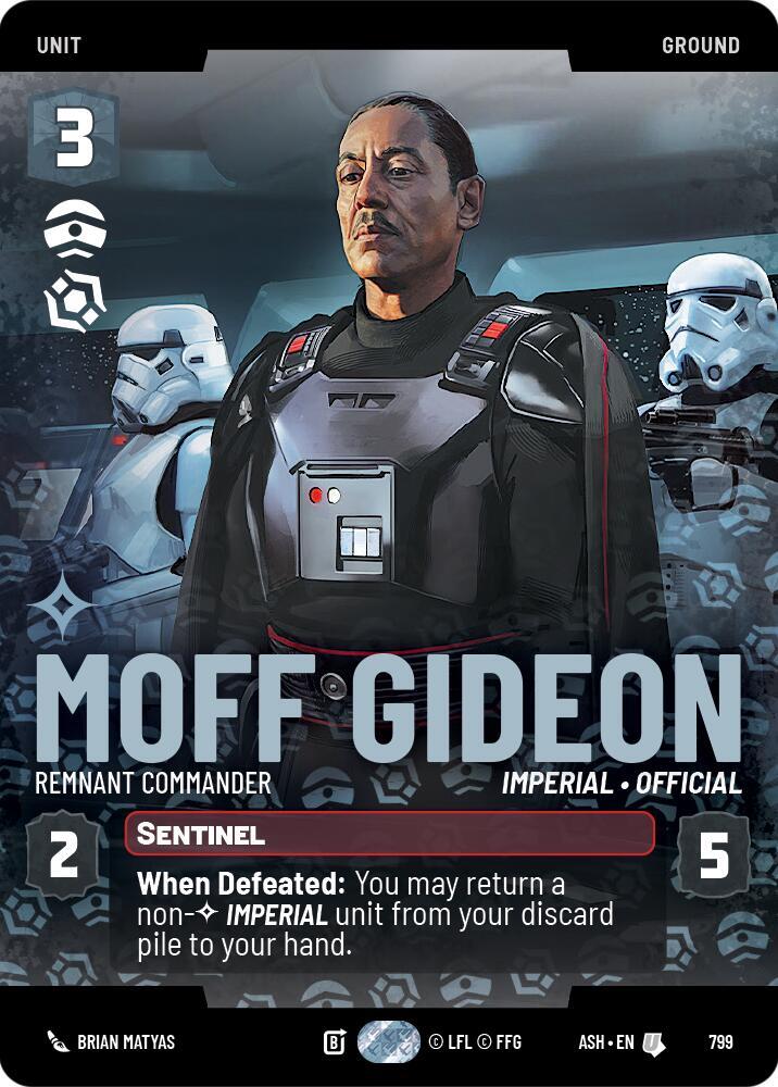 Moff Gideon - Remnant Commander (Prestige) (799) [Ashes of the Empire]