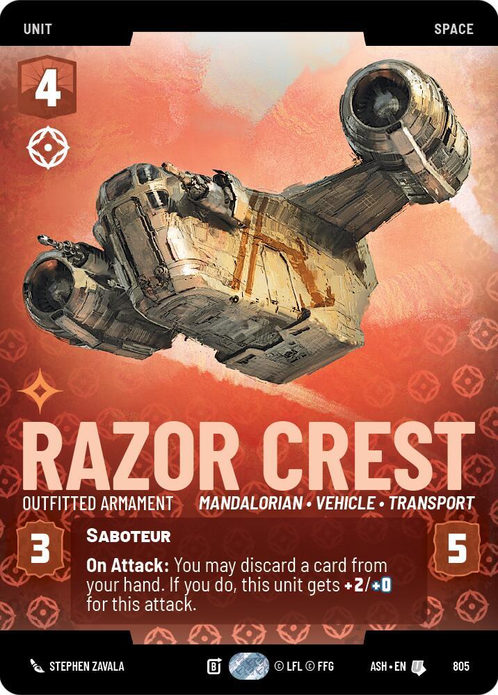 Razor Crest - Outfitted Armament (Prestige) (805) [Ashes of the Empire]