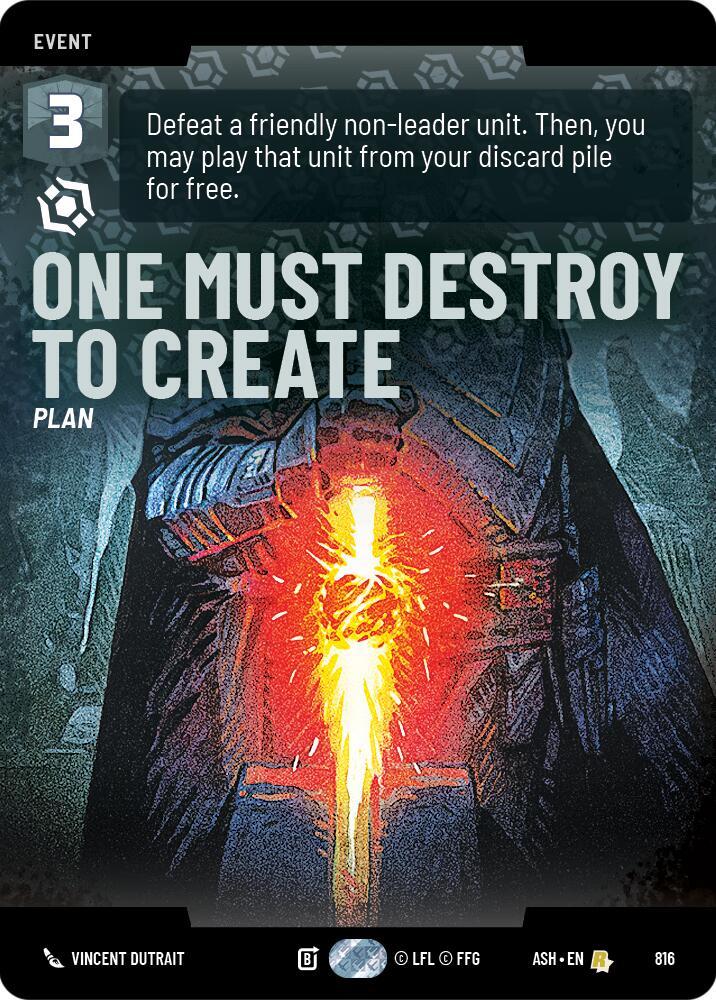 One Must Destroy to Create (Prestige) (816) [Ashes of the Empire]