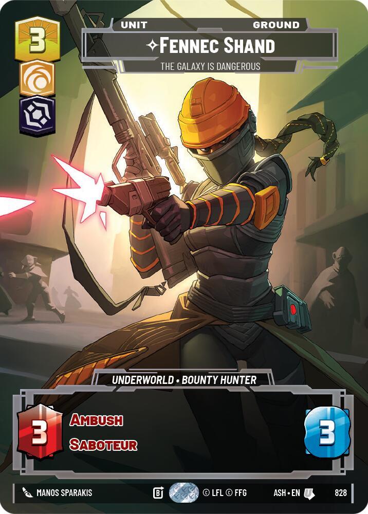 Fennec Shand - The Galaxy Is Dangerous (Prestige) (828) [Ashes of the Empire]