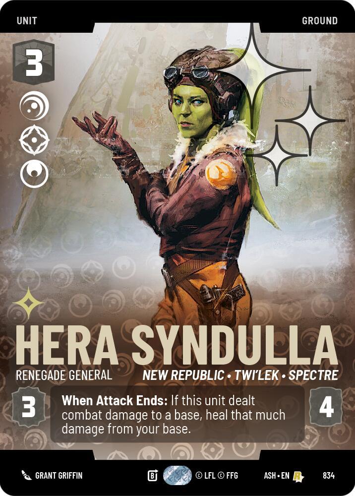 Hera Syndulla - Renegade General (Prestige Foil) (834) [Ashes of the Empire]