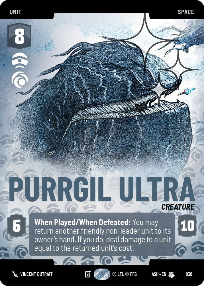 Purrgil Ultra (Prestige Foil) (836) [Ashes of the Empire]