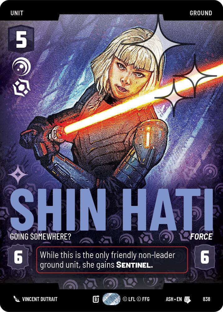 Shin Hati - Going Somewhere? (Prestige Foil) (838) [Ashes of the Empire]